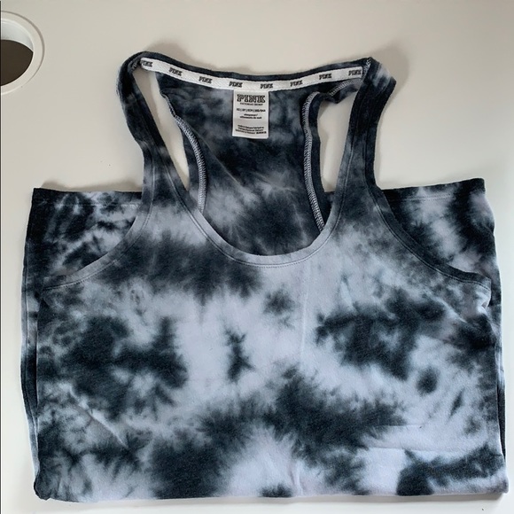 PINK tie dyed tank top - Picture 2 of 3